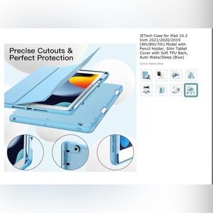 JETech Case iPad 10.2 Inch 2021/2020/2019 (9th/8th/7th) Model. Blue New in box